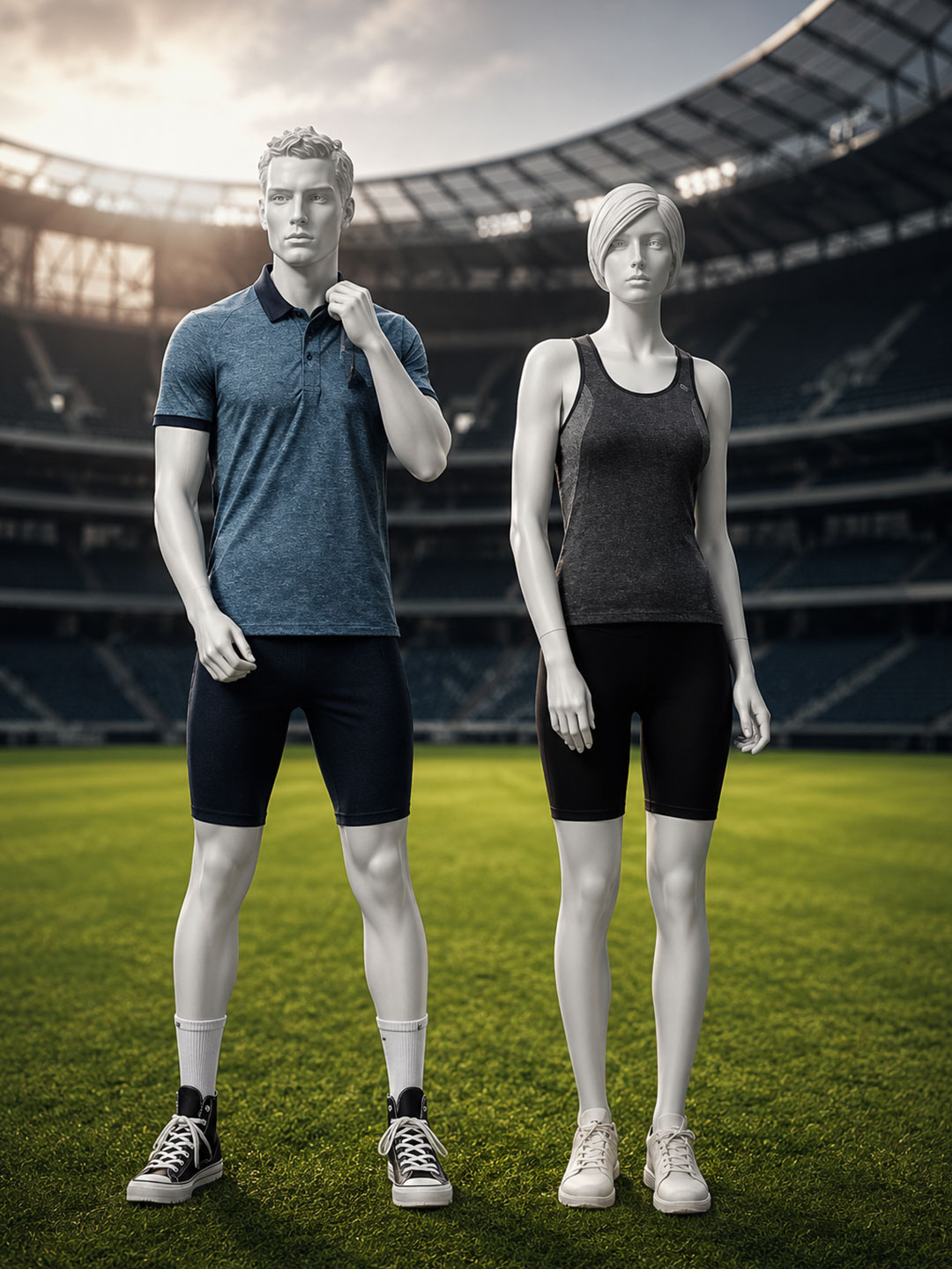 Melange Spandex Jersey